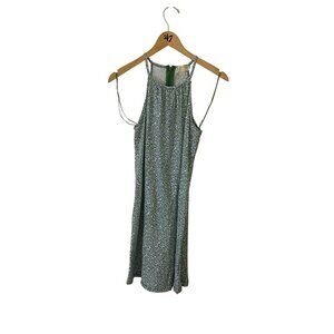 Michael Michael Kors Women's Green Floral Lightweight Slip Dress - Medium